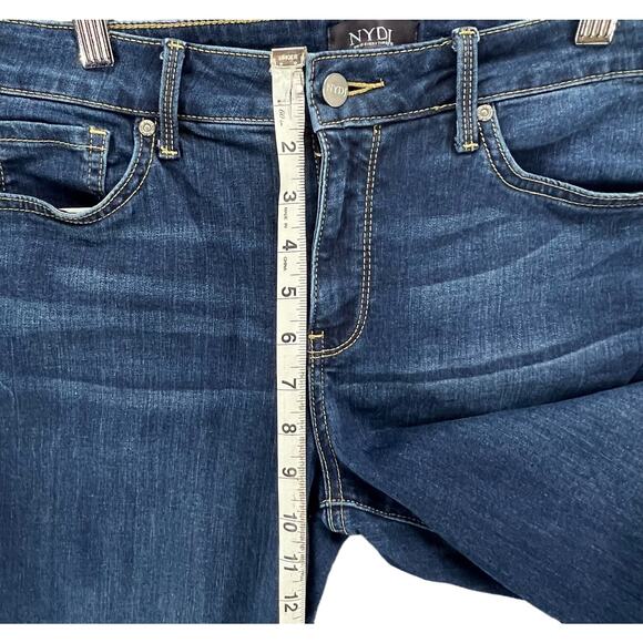 NYDJ Jeans Womens 8 Blue Ami Ankle Skinny Lift Tuck Slimming Stretch Denim Soft - Picture 5 of 14